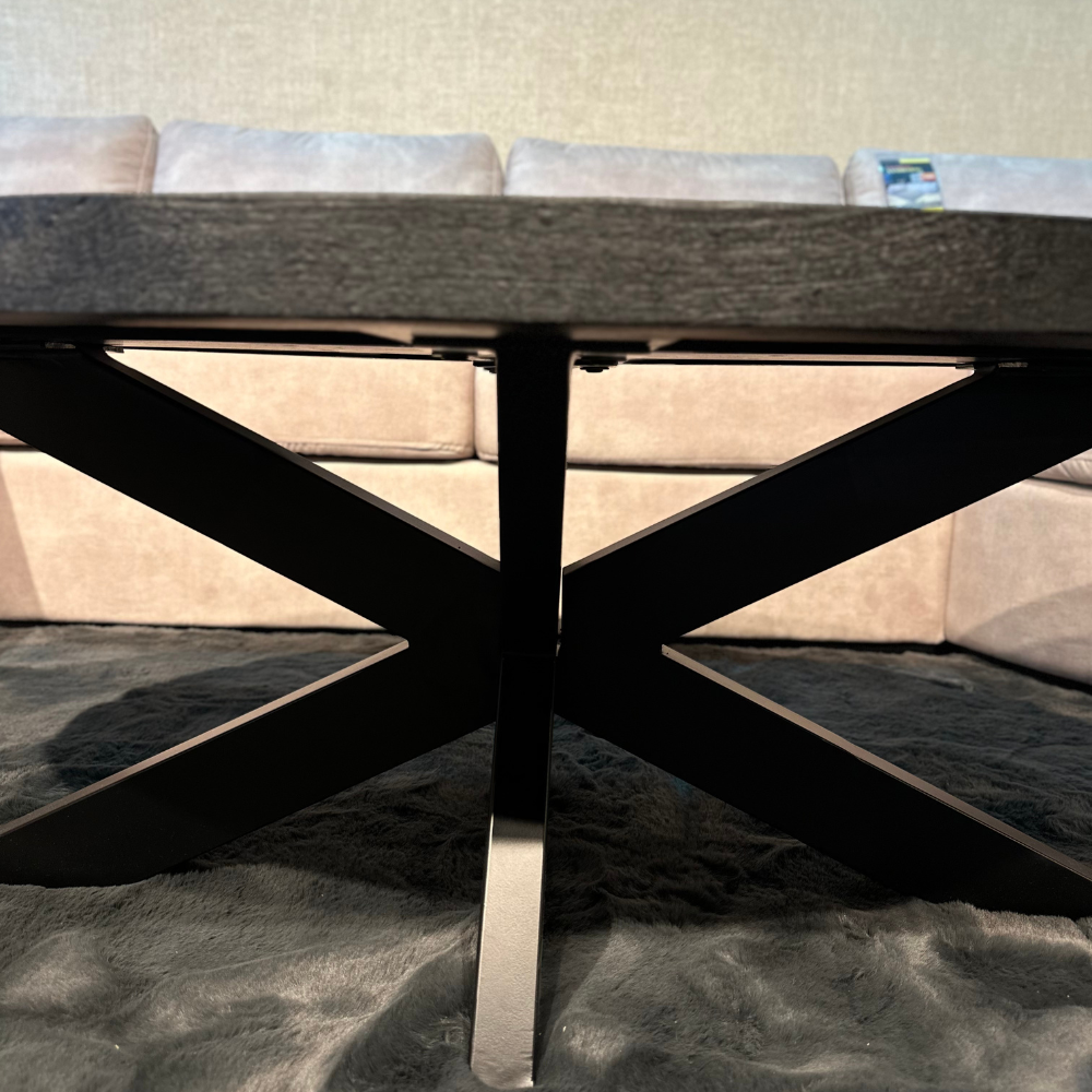 matrixpoot salontafel zwart