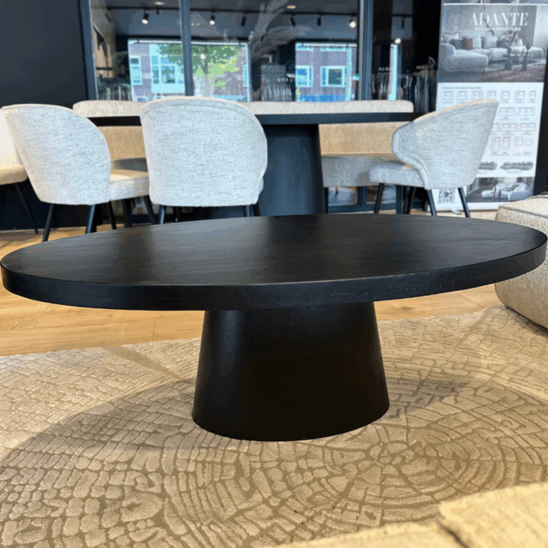 AIDA zwarte salontafel 130x70