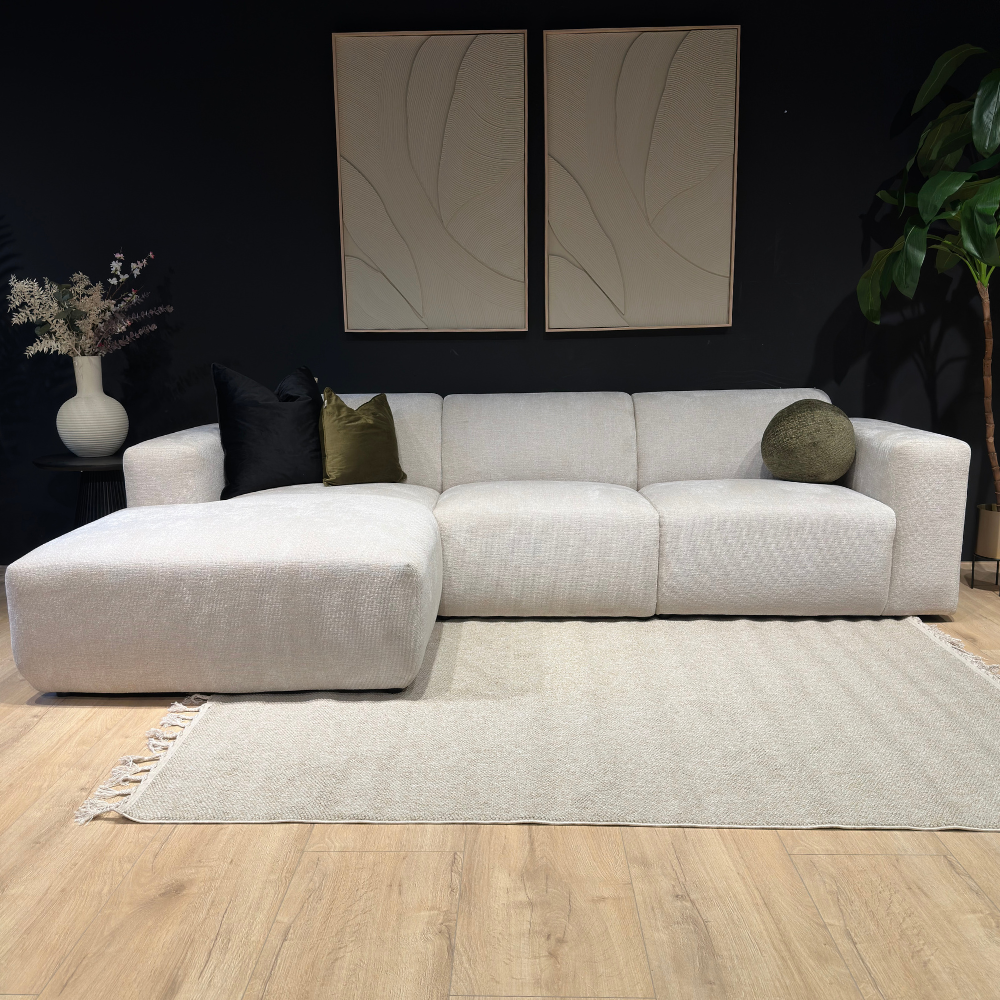 Bankstel Memo van voren – hoekbank met lounge