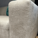 Detailopname van de stof van bankstel Memo – structuur en kleur