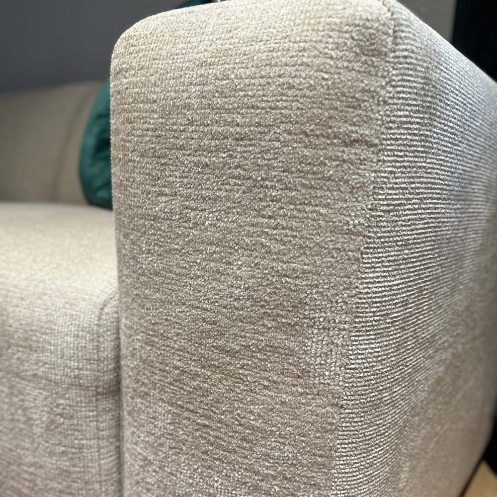 Detailopname van de stof van bankstel Memo – structuur en kleur