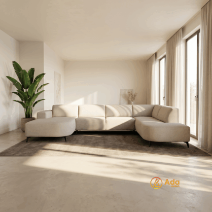U-bank Paris in een moderne woonkamer