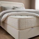 Detailfoto van matras bij Bed Phanten