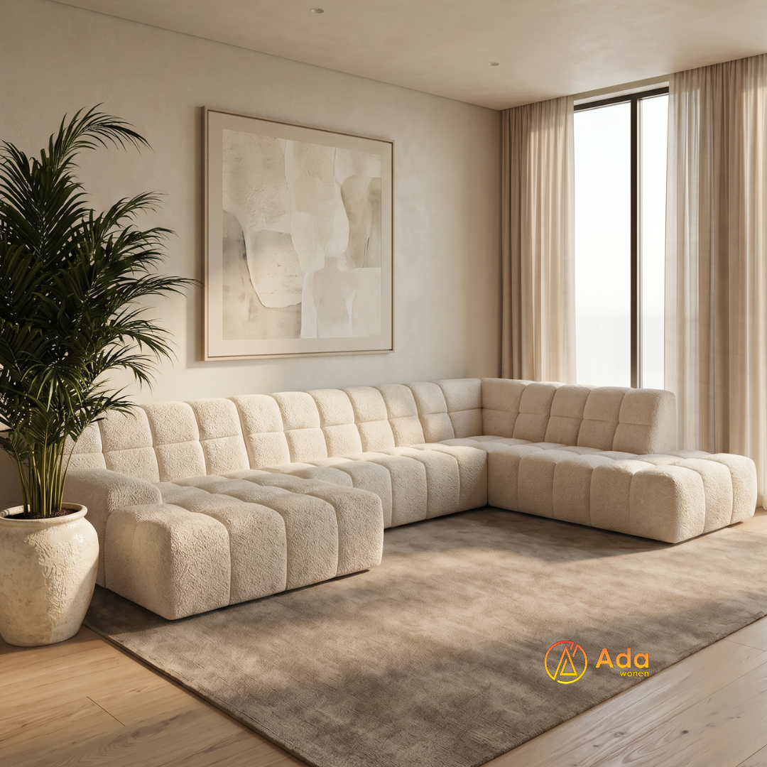 Blokkenbank Napoli in een moderne woonkamer